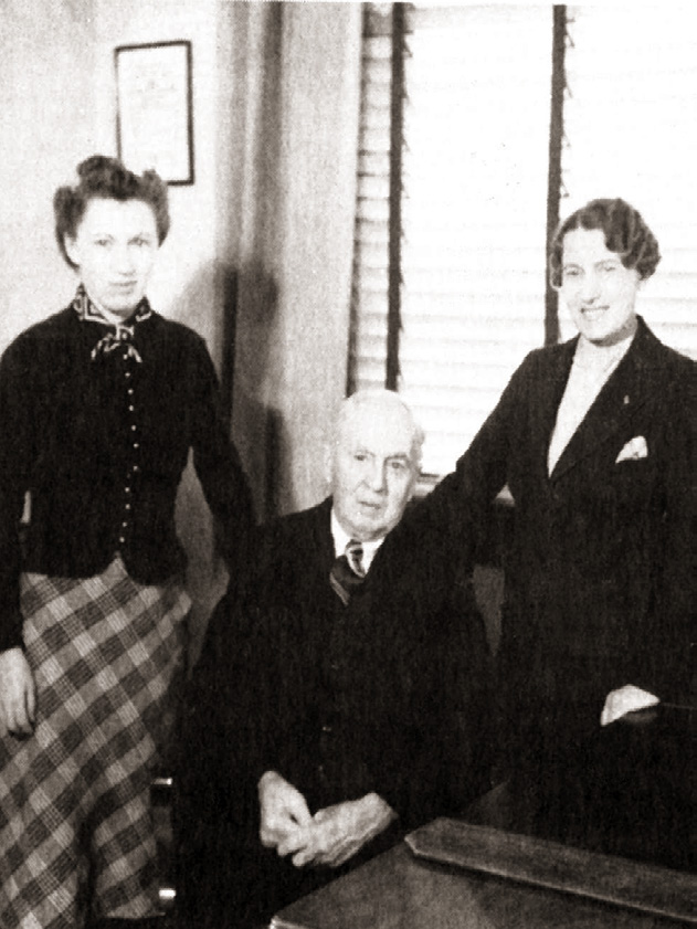 Old Photo of Anne (L), William F., Betha (R) Craig Brossman